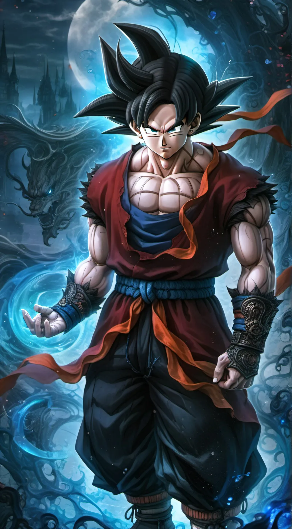 ai character: goku background