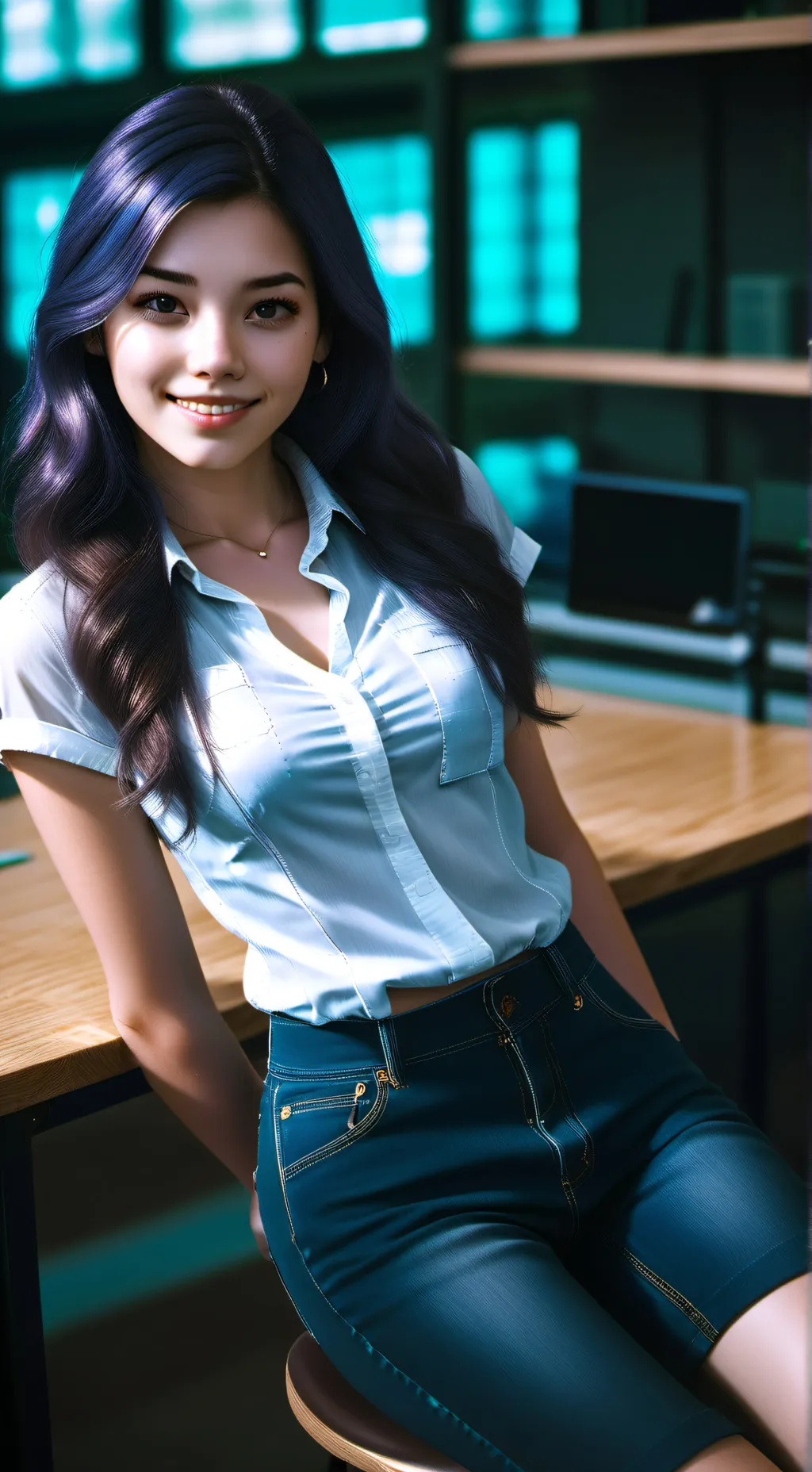 ai character: Olivia background