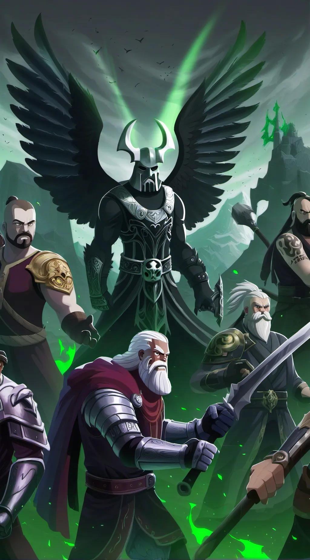 ai character: catnap background