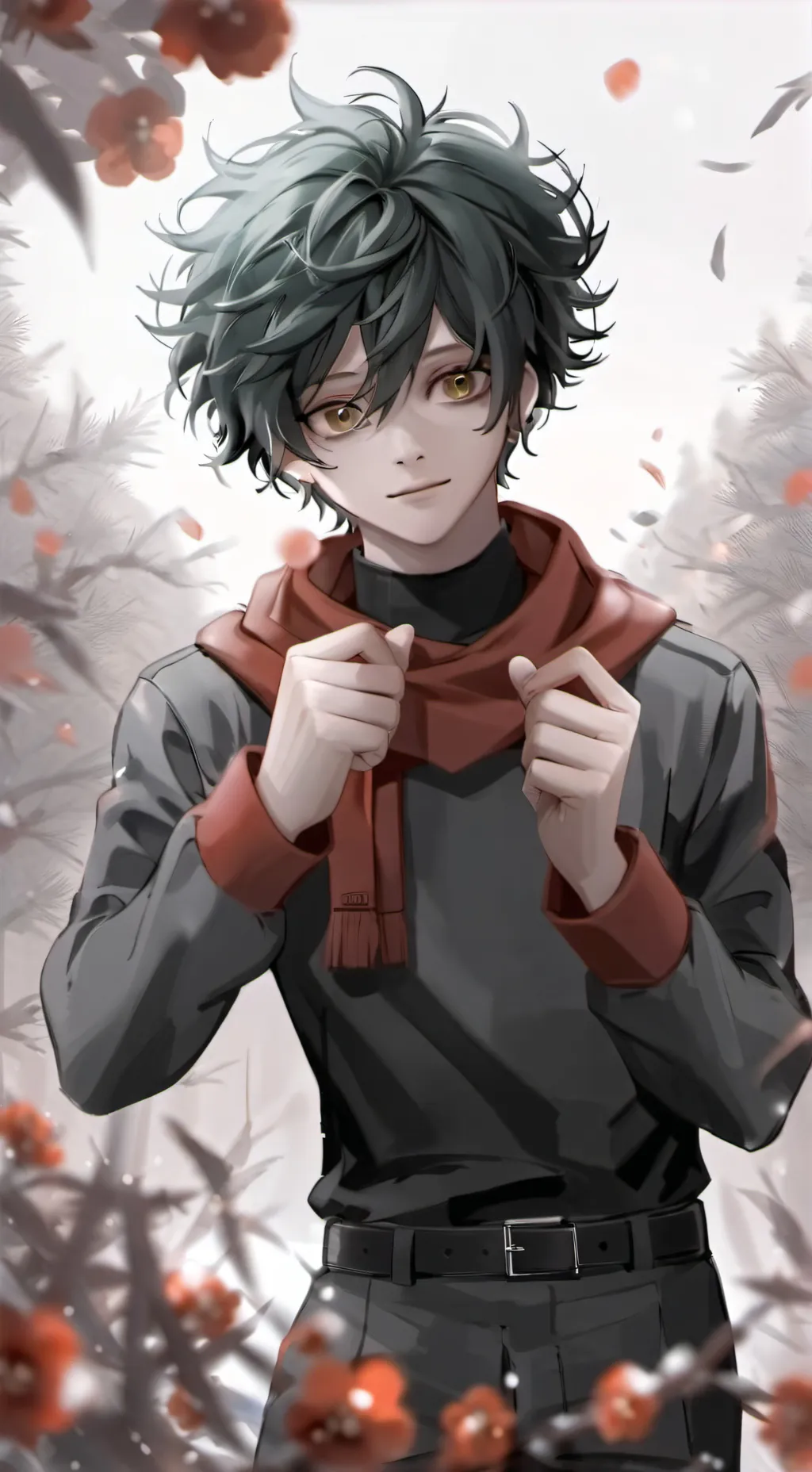 ai character: bakugo celoso💢 background