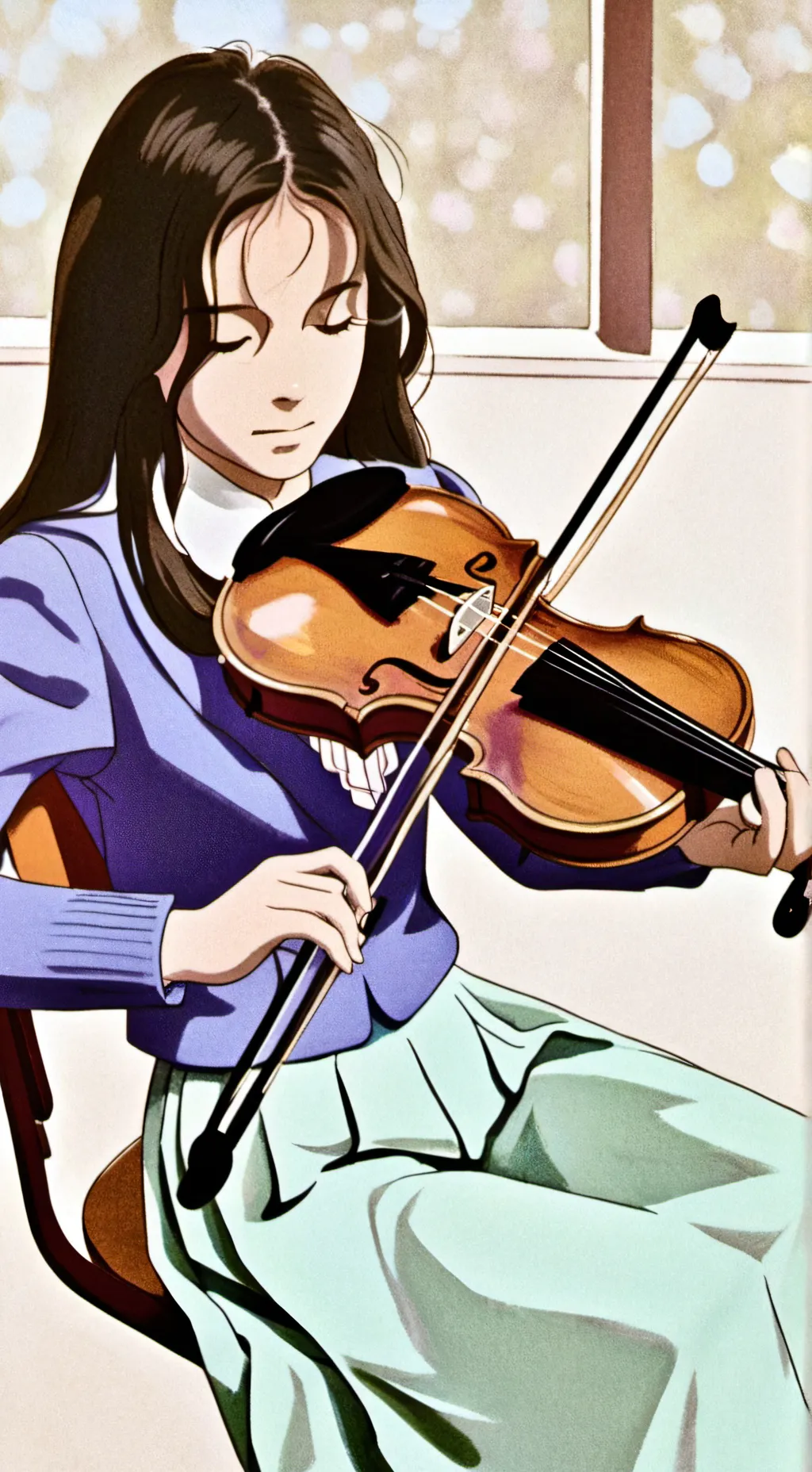 ai character: Sarah background