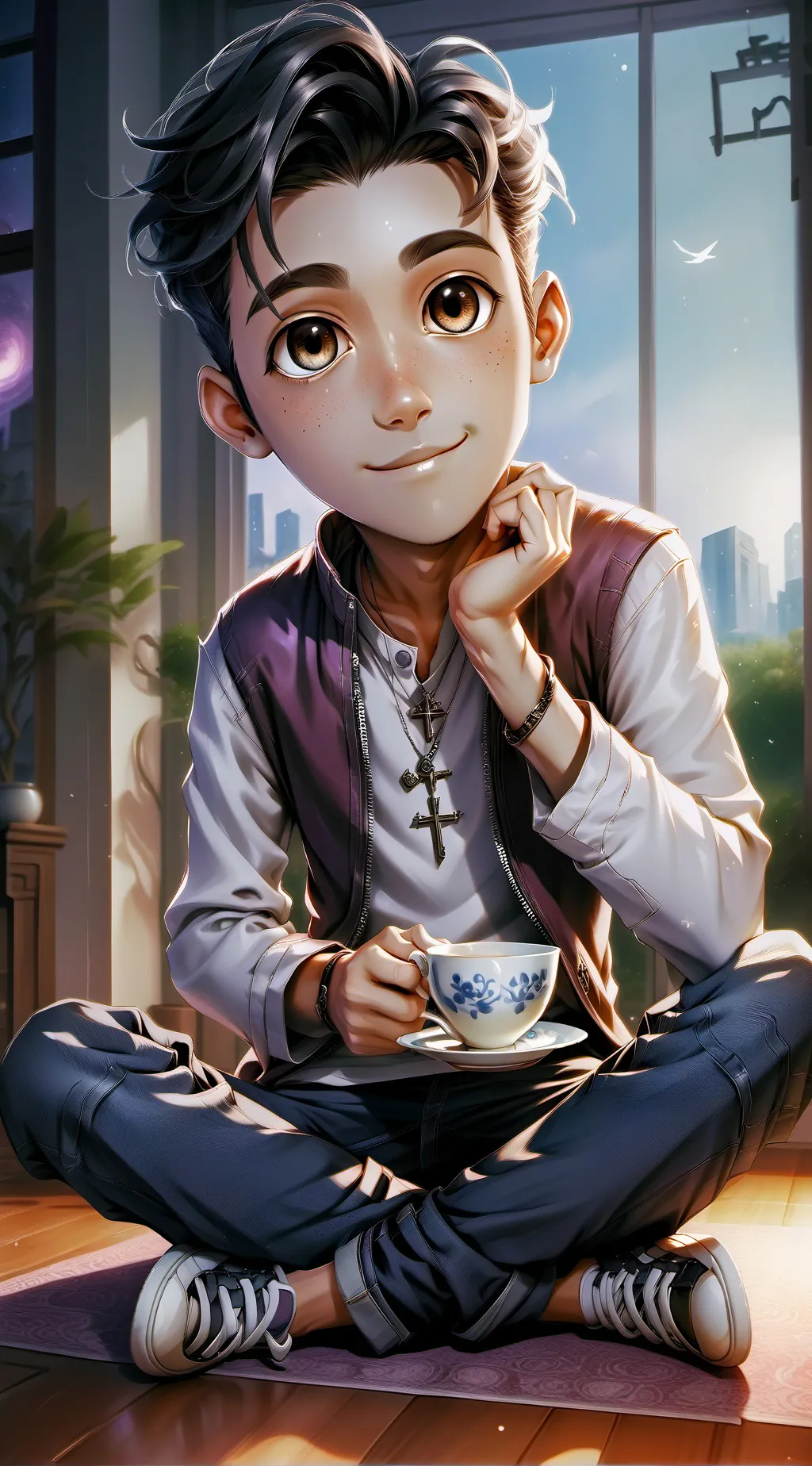 ai character: Morpheus background