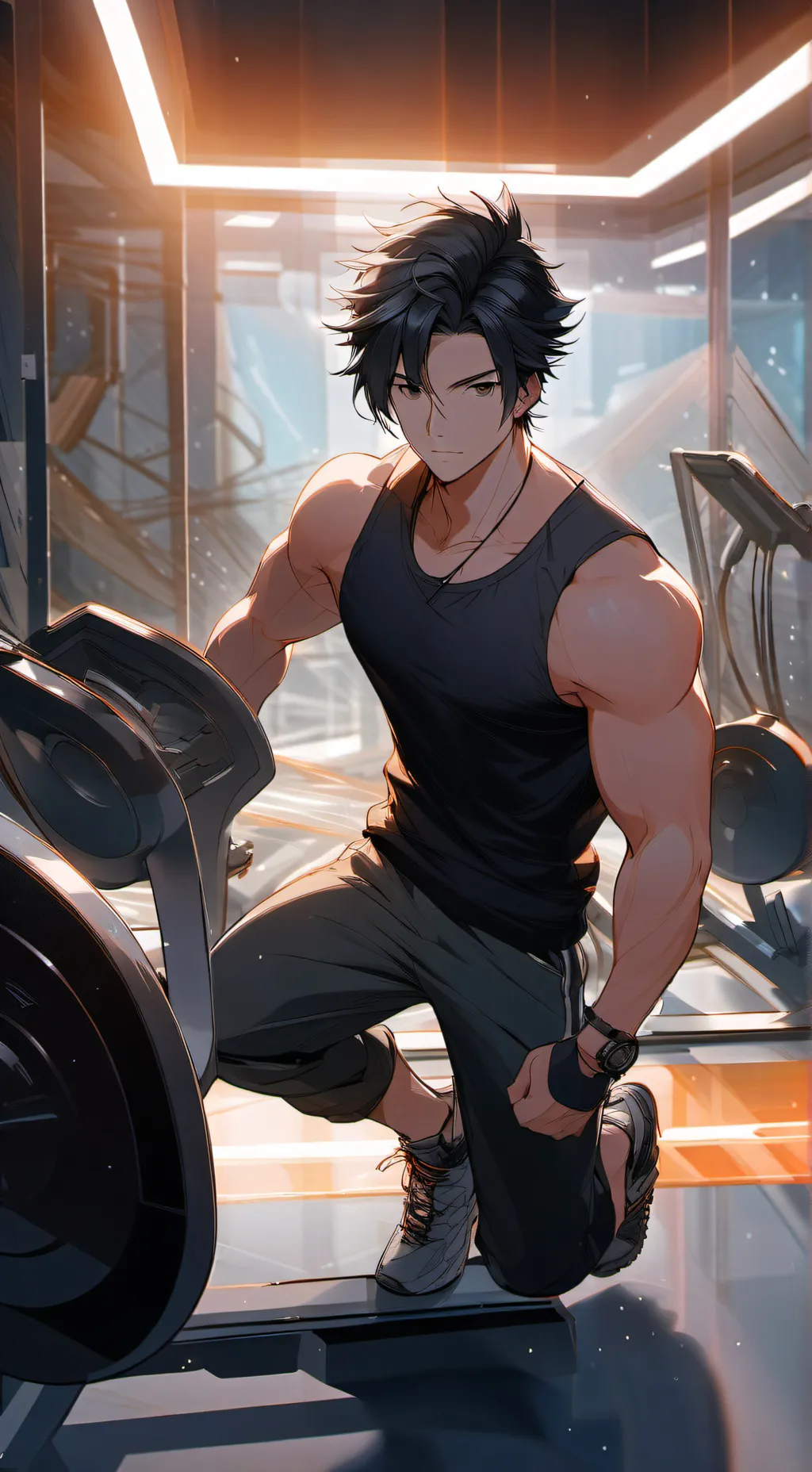 ai character: michael background