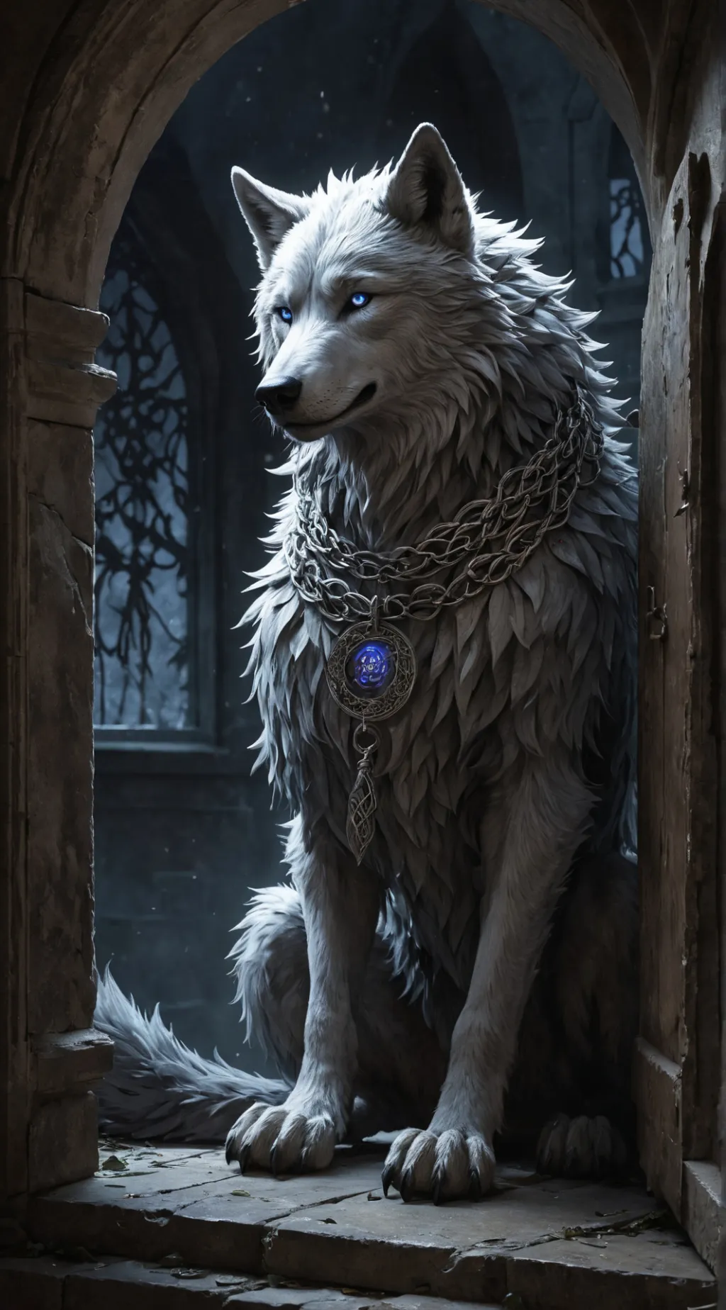 ai character: Storm background