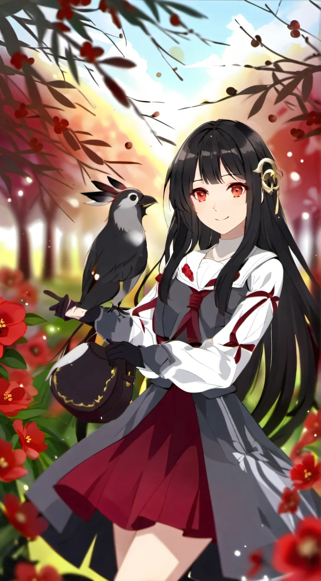 ai character: Катя background