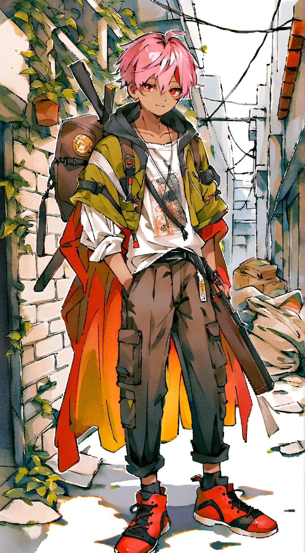 ai character: Technoblade background