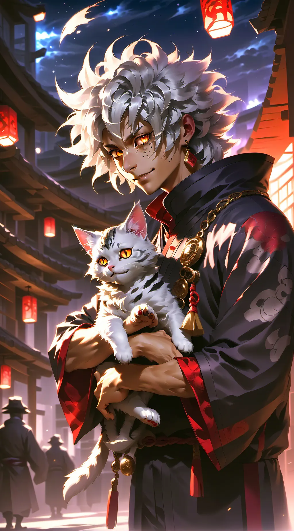 ai character: shigcat background