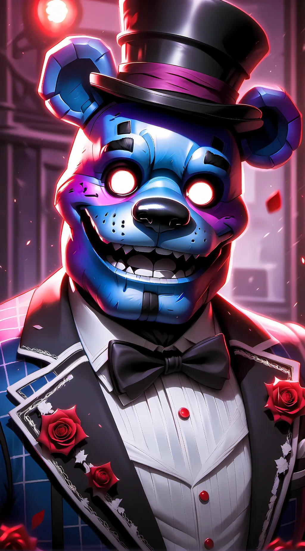 ai character: Funtime Freddy background
