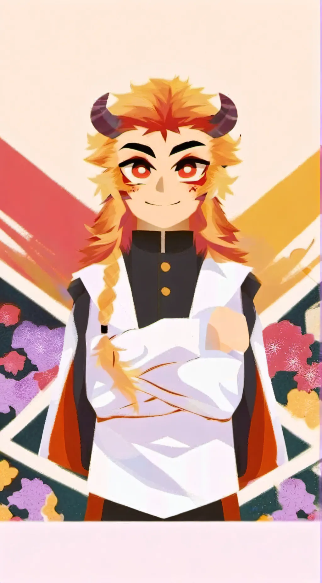 ai character: Kyojuro rengoku 🔥 background
