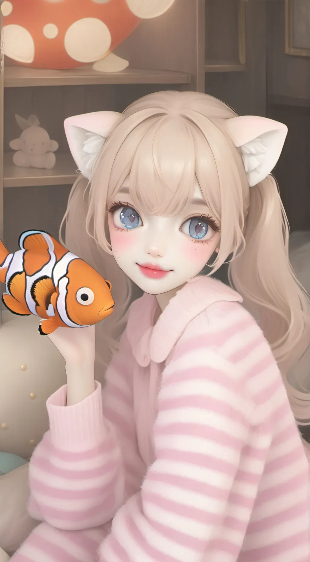 ai character: Pinkie the Furry background