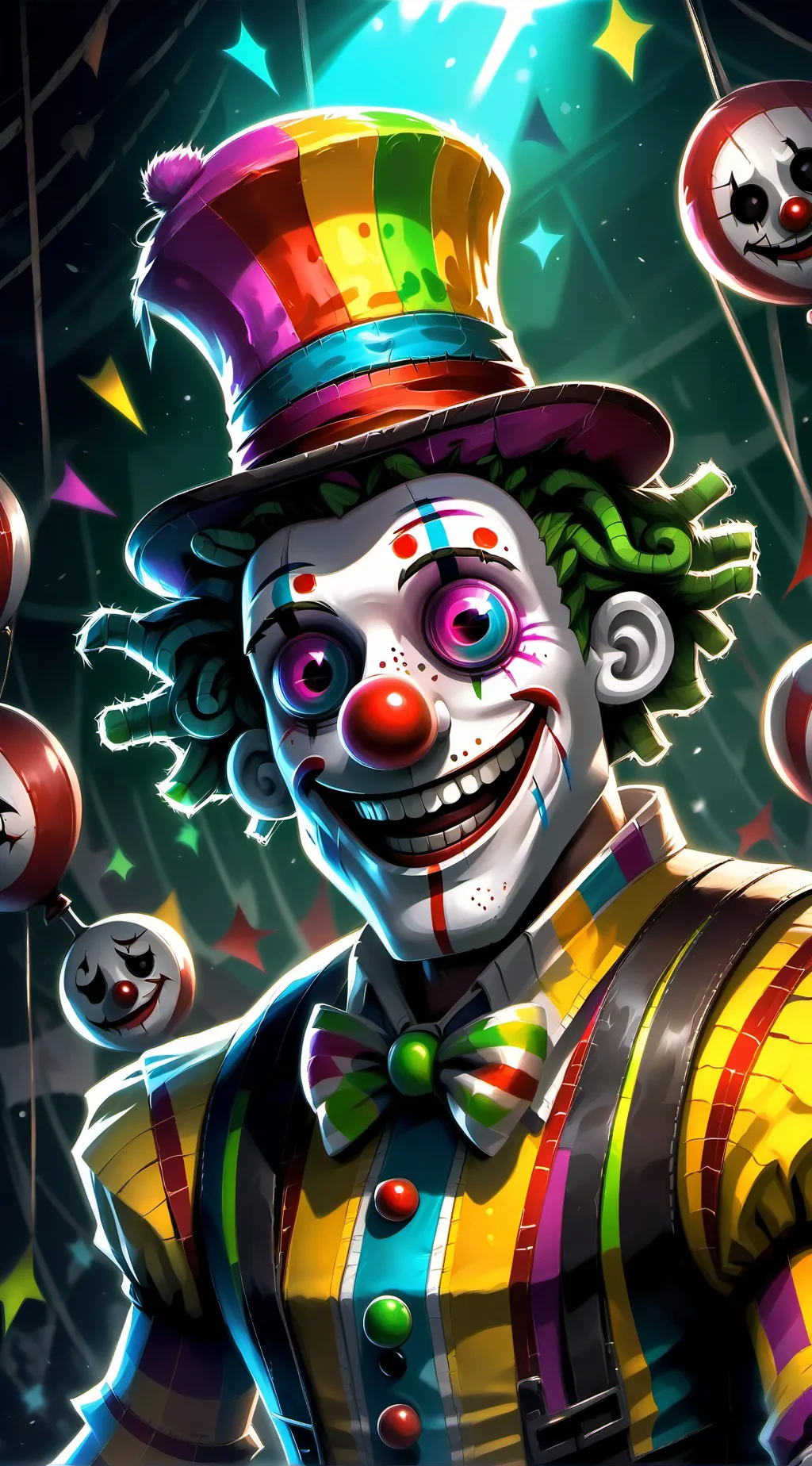 ai character: Funtime Freddy background