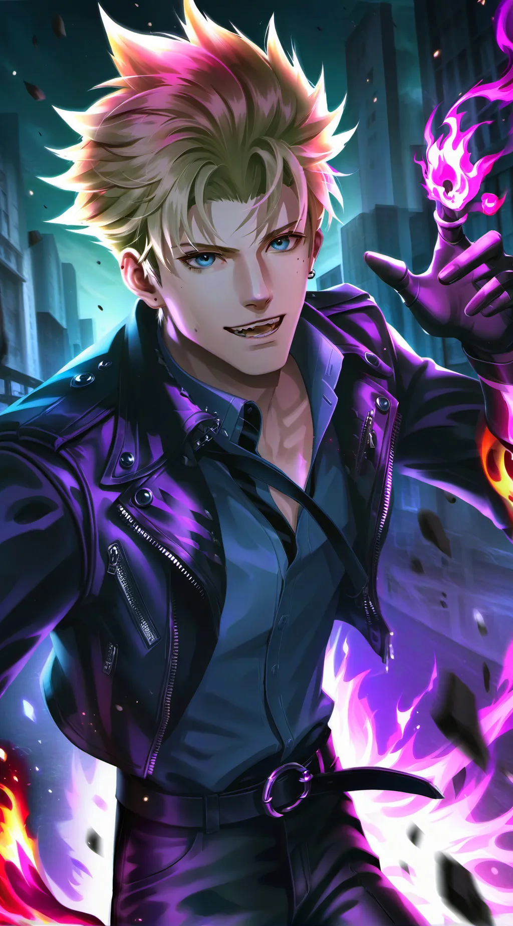 ai character: Bakugou background