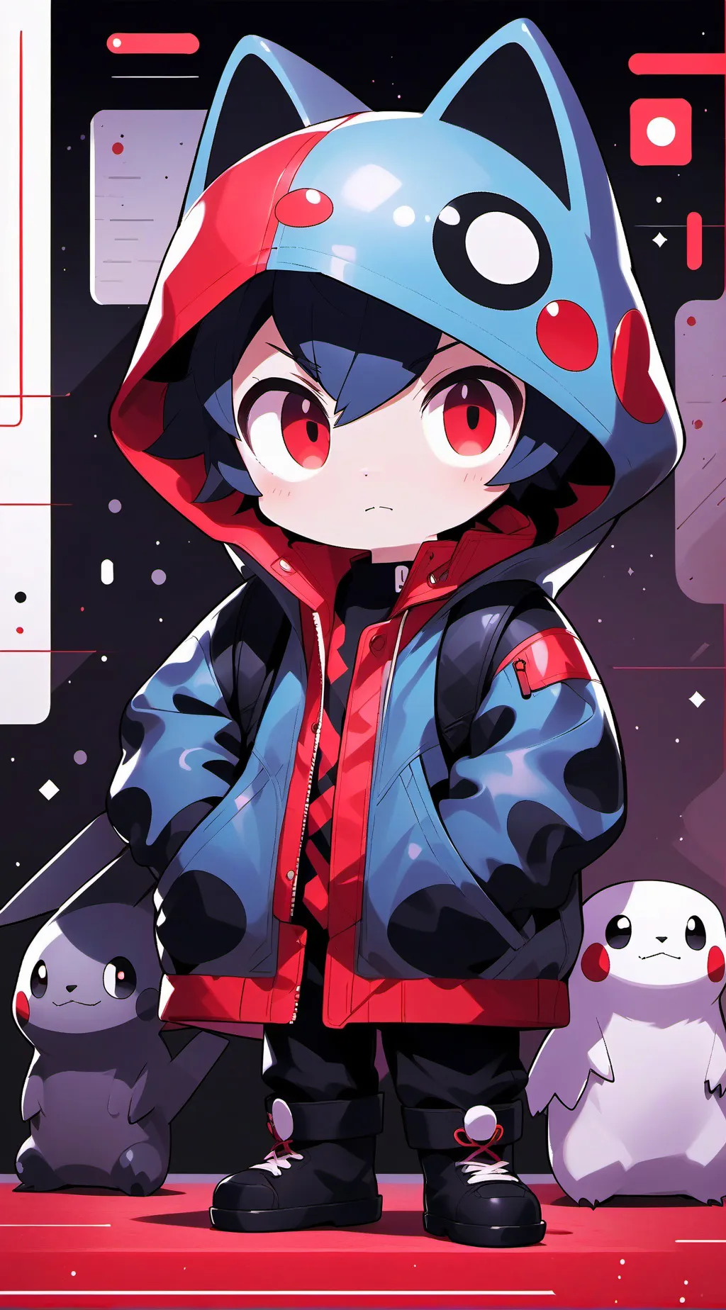 ai character: Mha w/ you as baby background