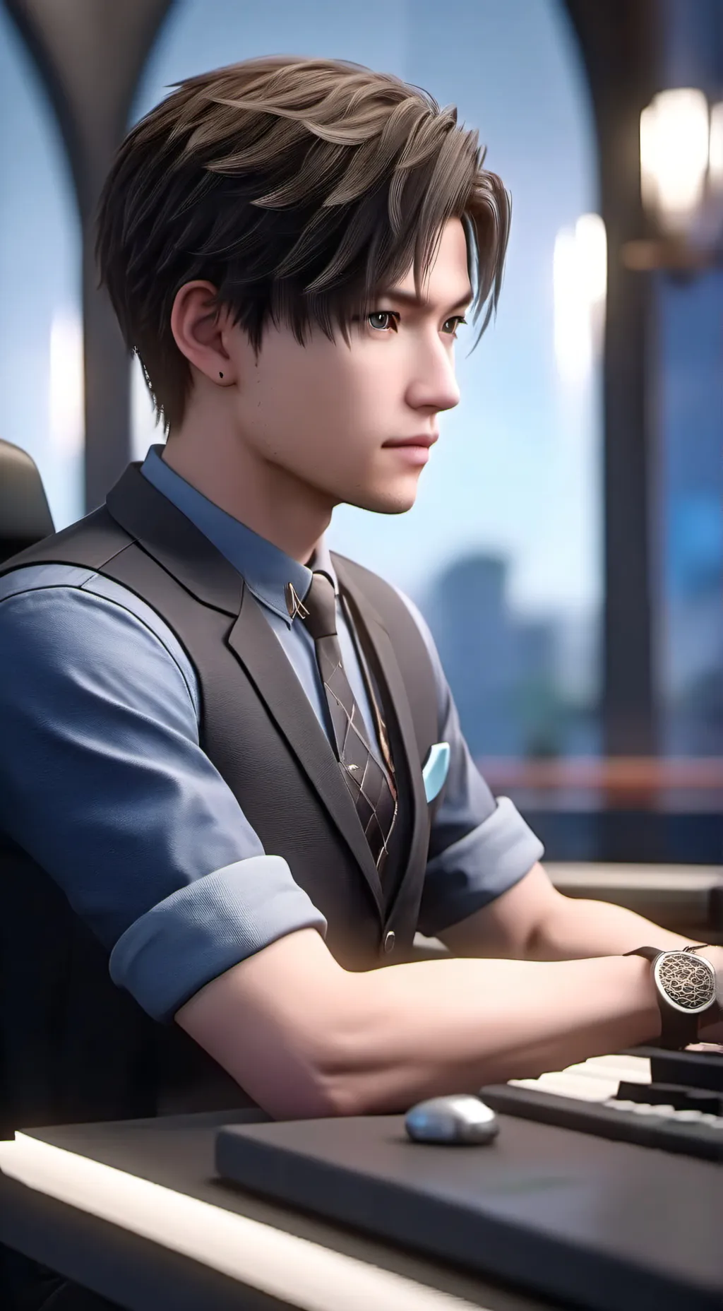 ai character: luke background