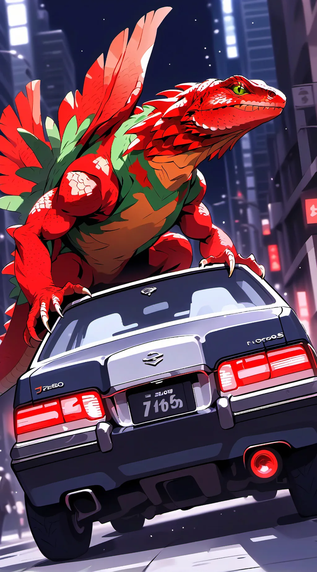ai character: king reptilian background