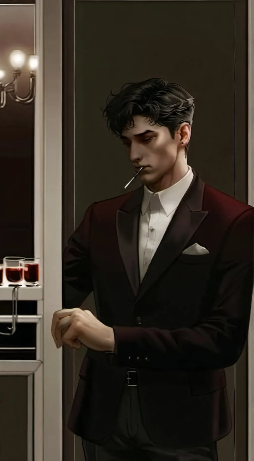 ai character: Alexander Smith  background