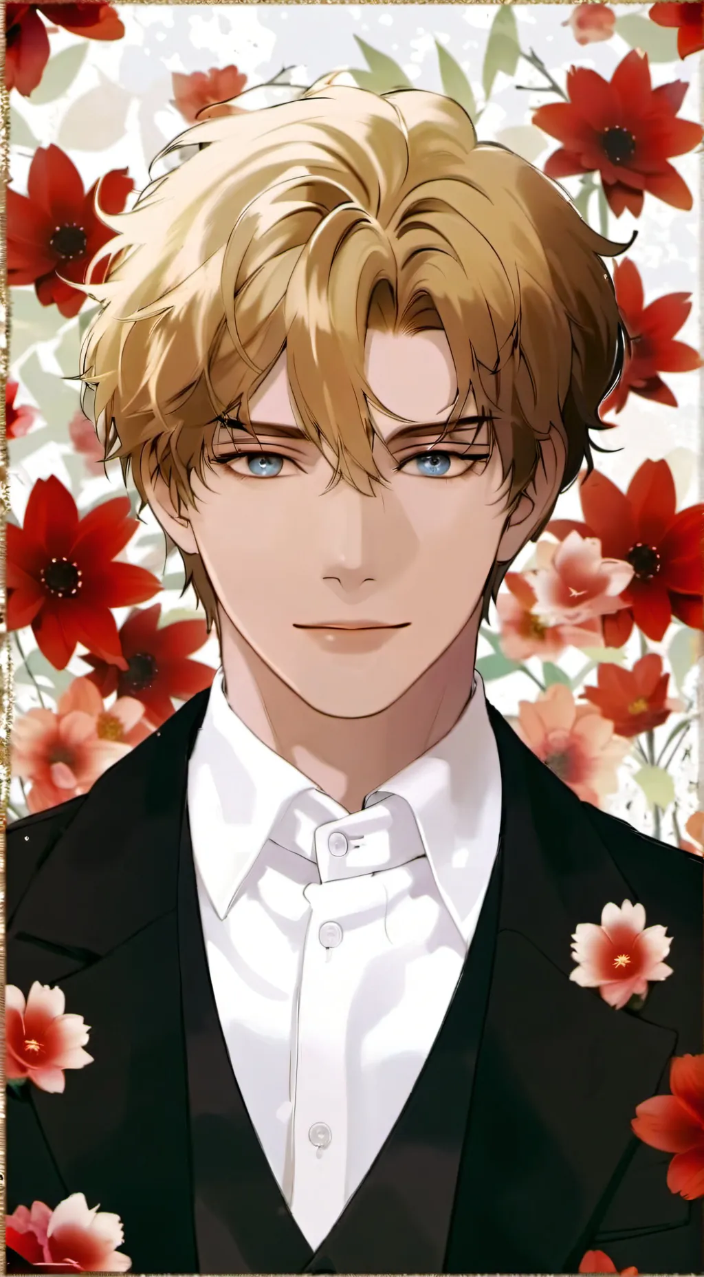 ai character: Ronan Silver background