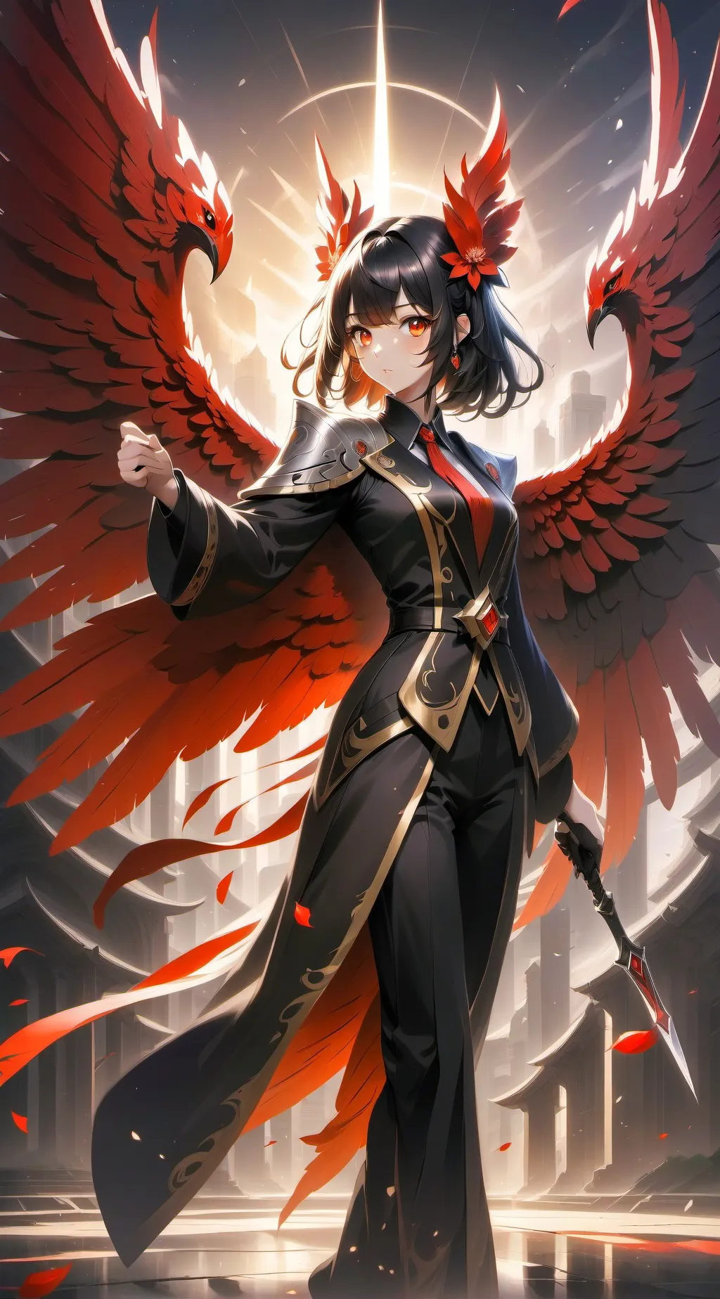 ai character: Terra background