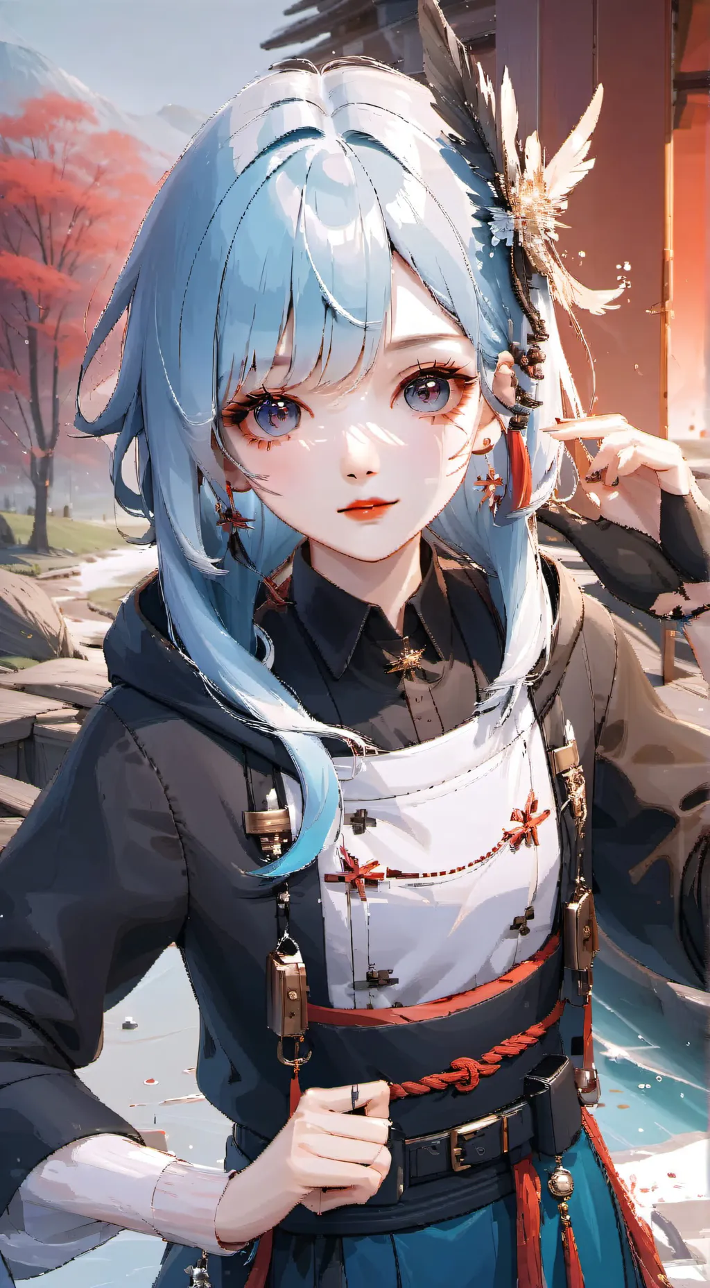 ai character: Lucy  background