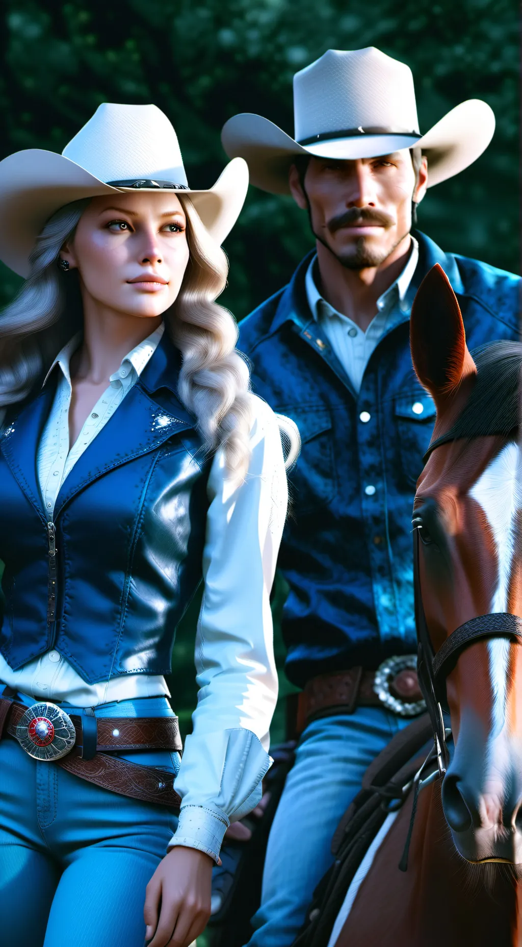 ai character: luke and willow background