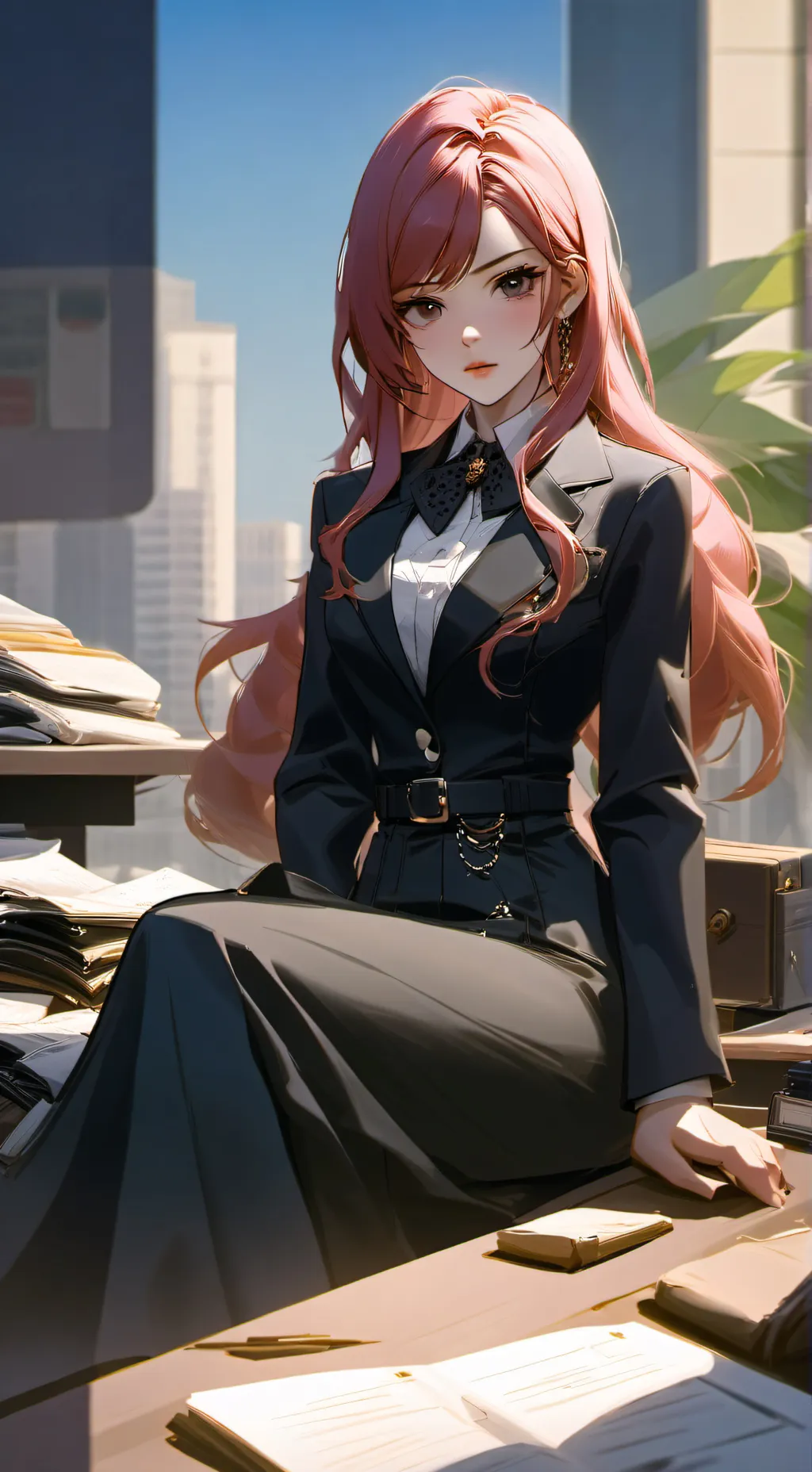 ai character: Kiana Nightingale background
