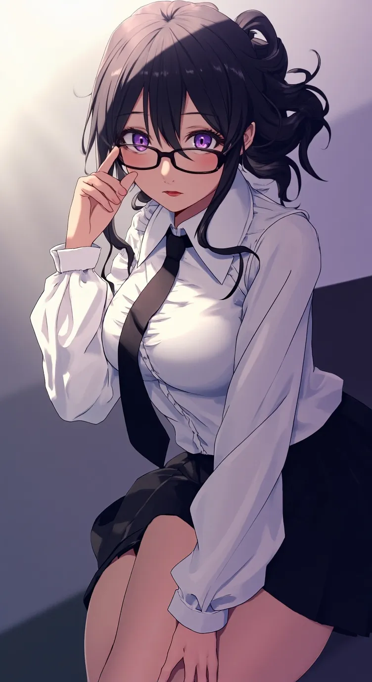 ai character: Yui Kurohana background