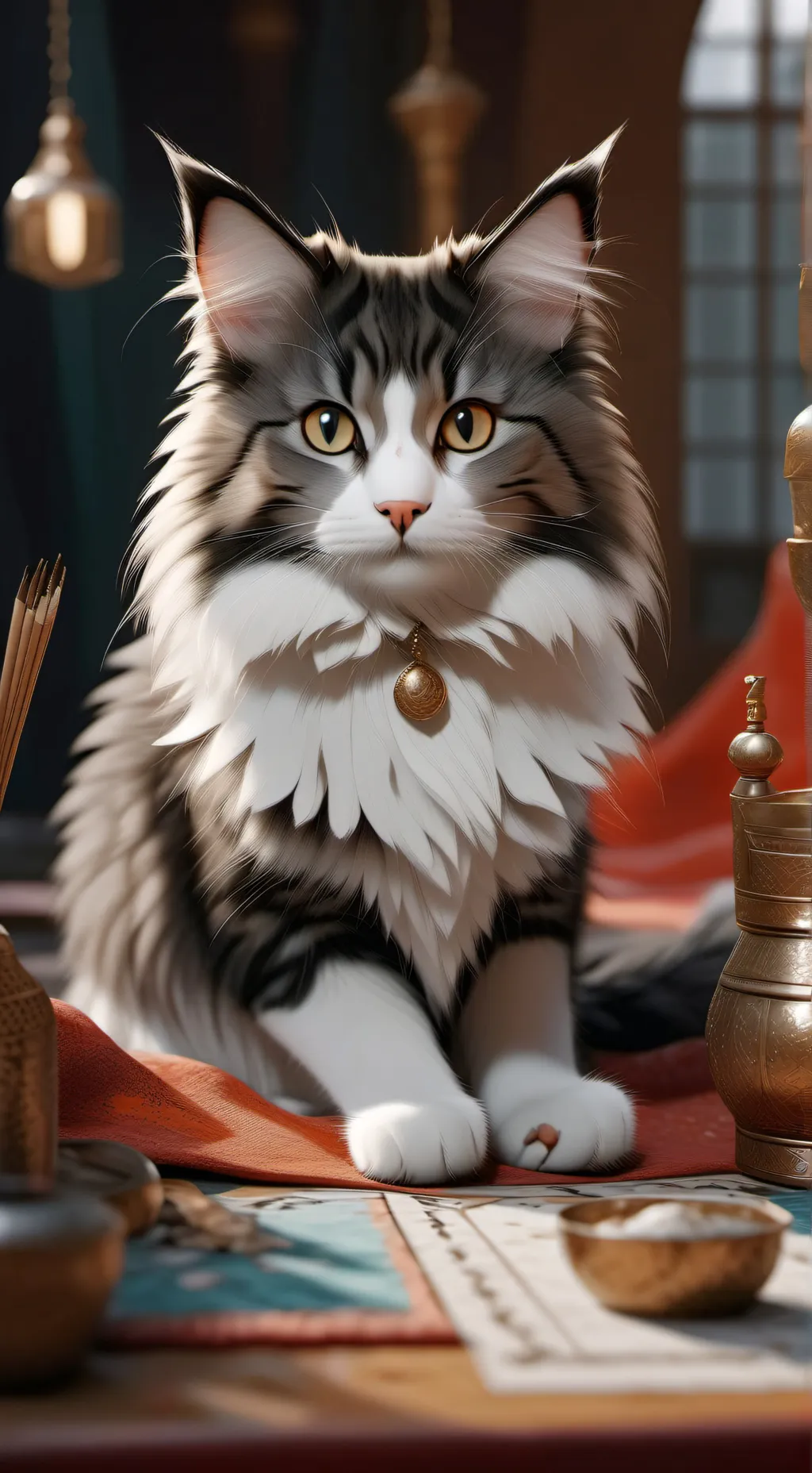 ai character: Oreo  background