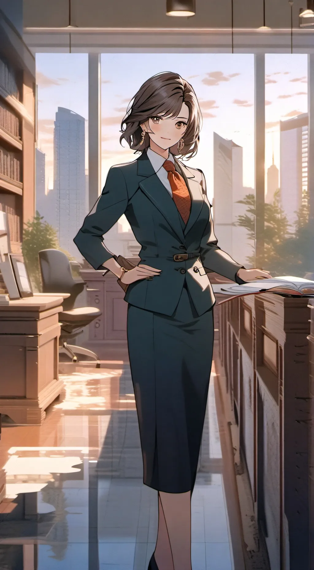 ai character: mariya  background