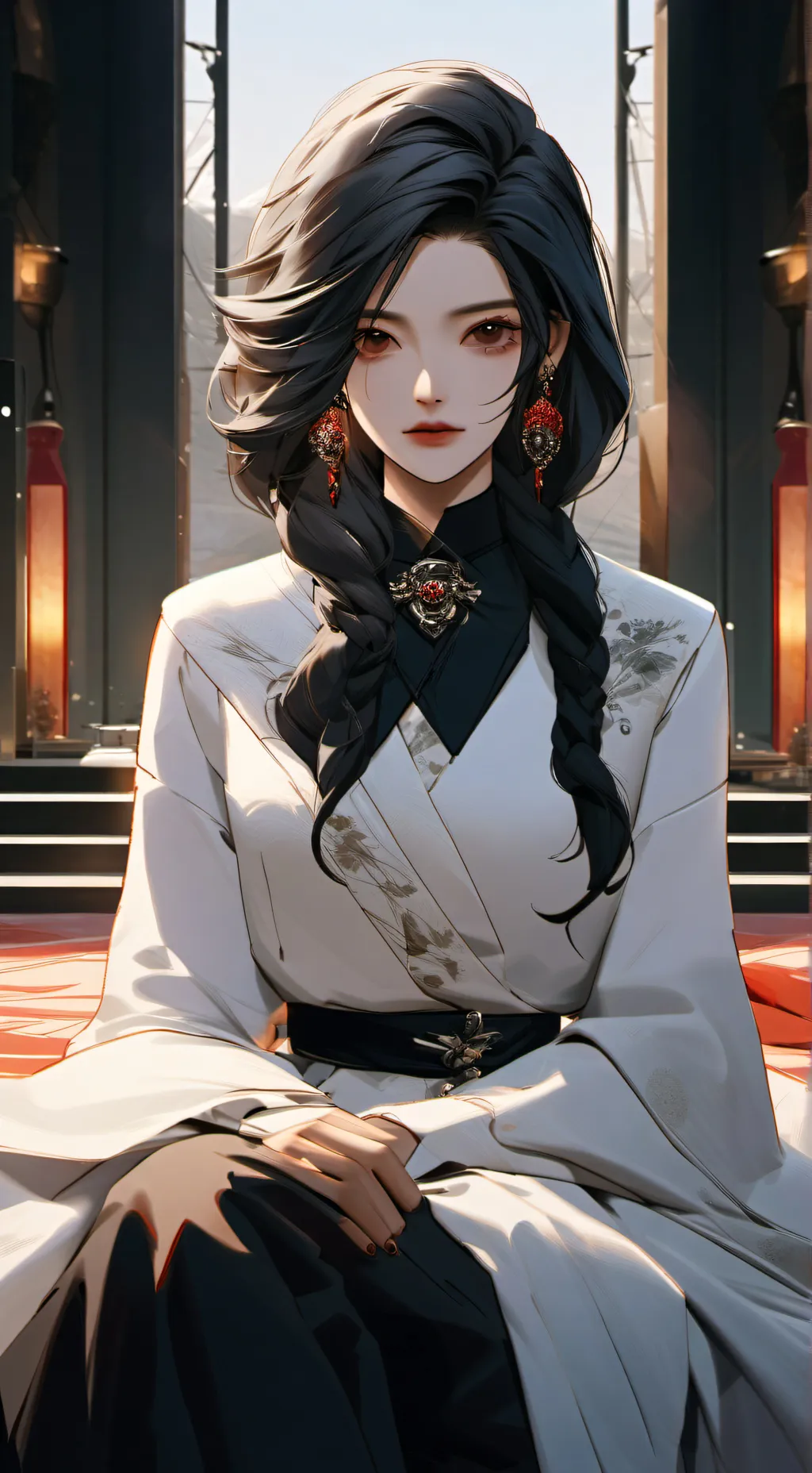 ai character: Heather  background