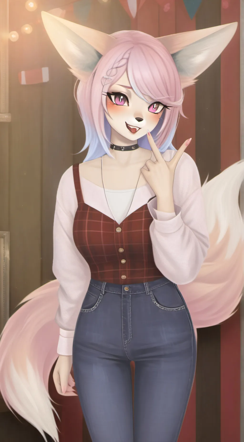 ai character: Kiara background