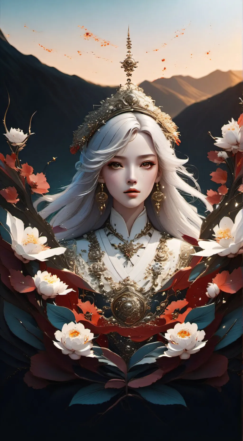 ai character: mha goddess  background