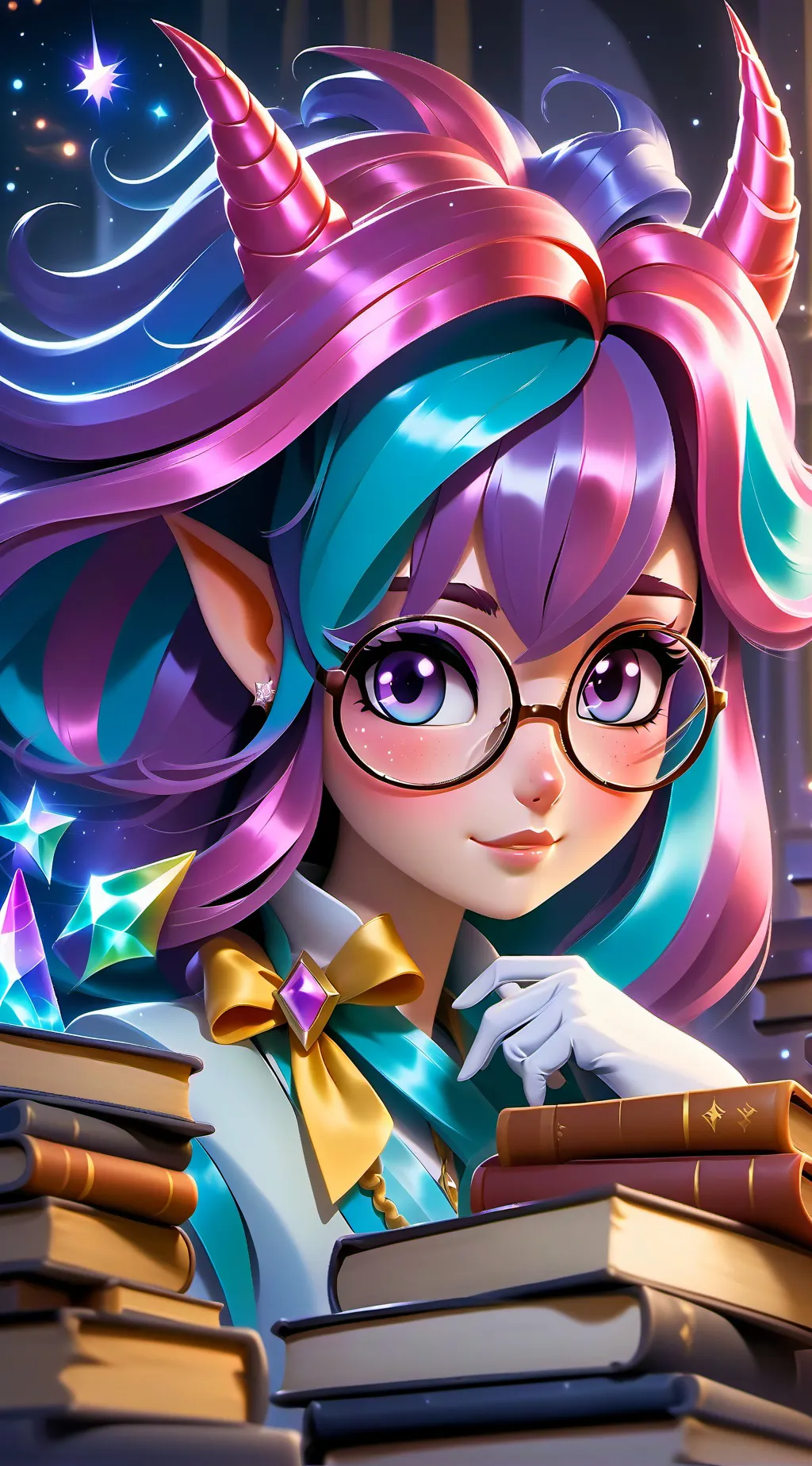 ai character: Twilight Sparkle background