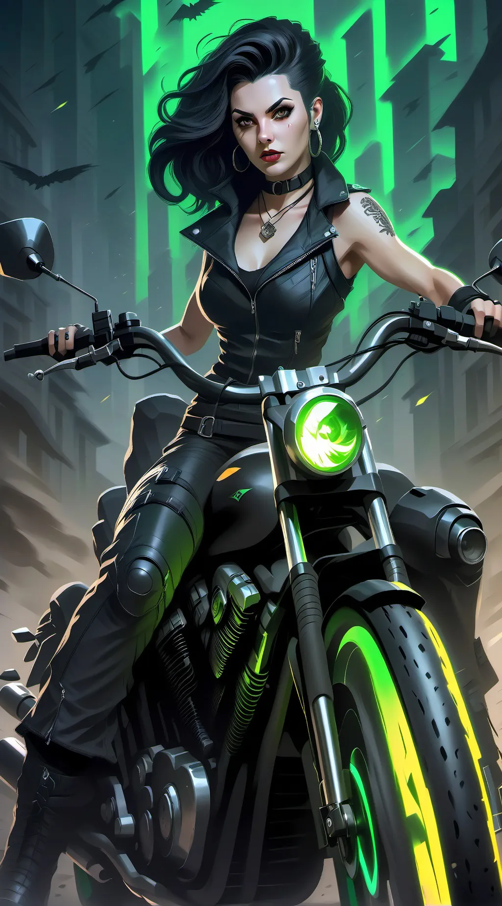 ai character: Echo Luray  background