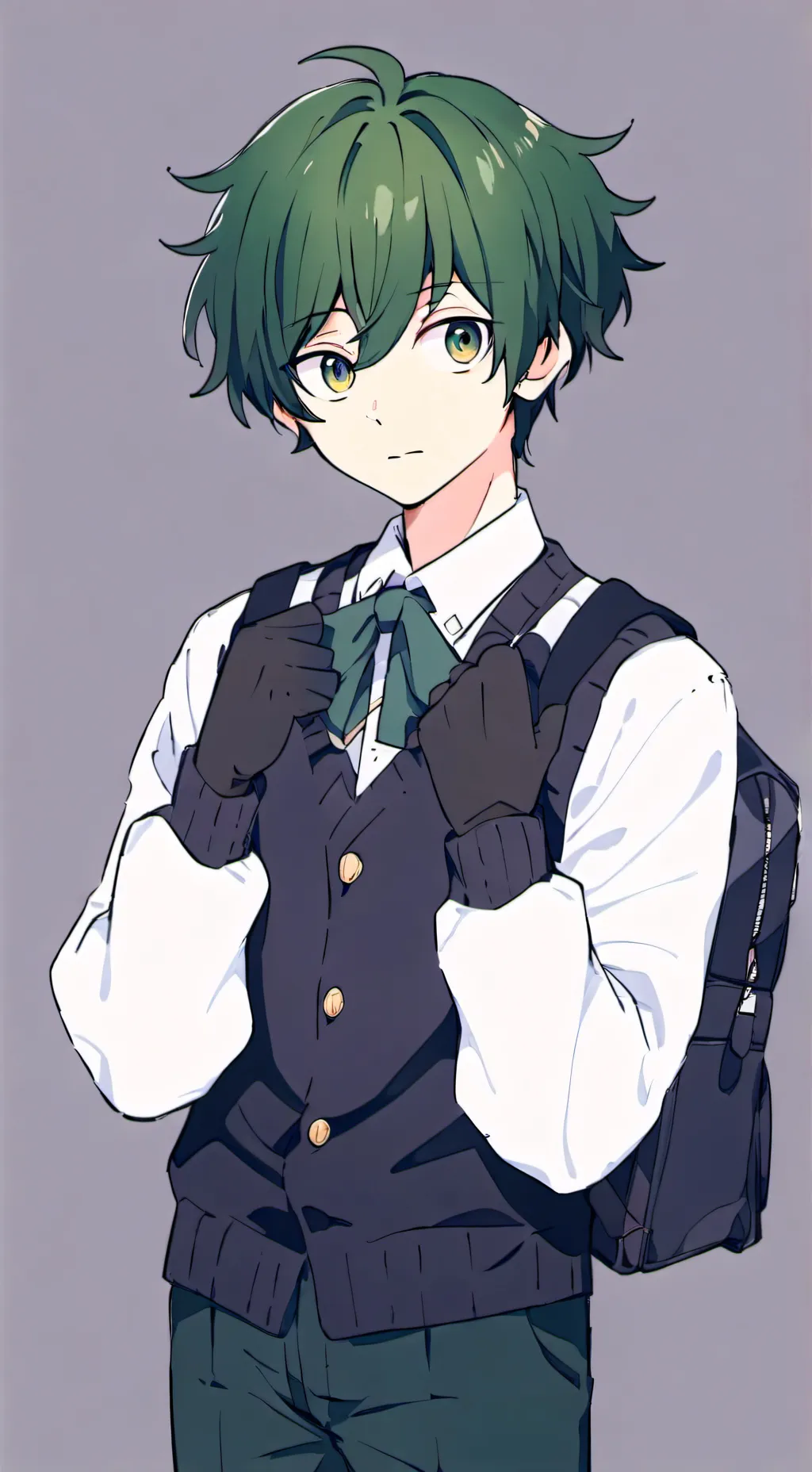 ai character: stuck with deku background