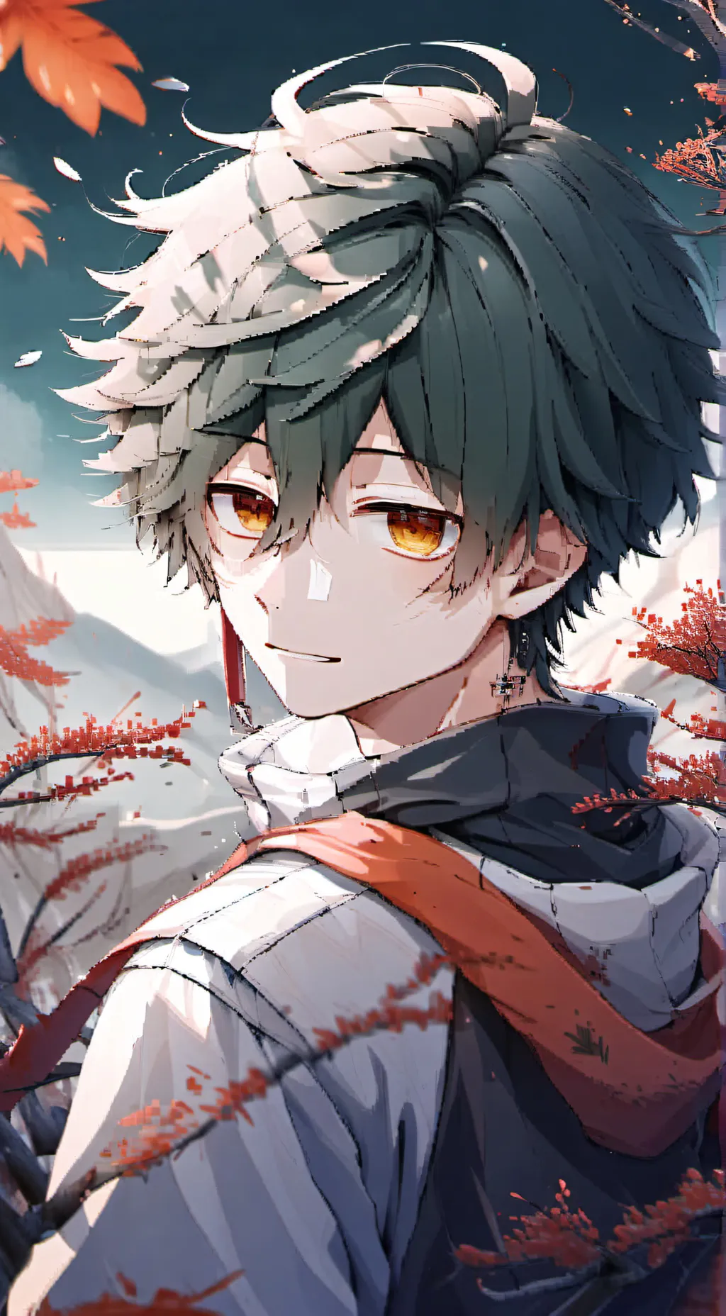 ai character: Bakugo but...CALM! background