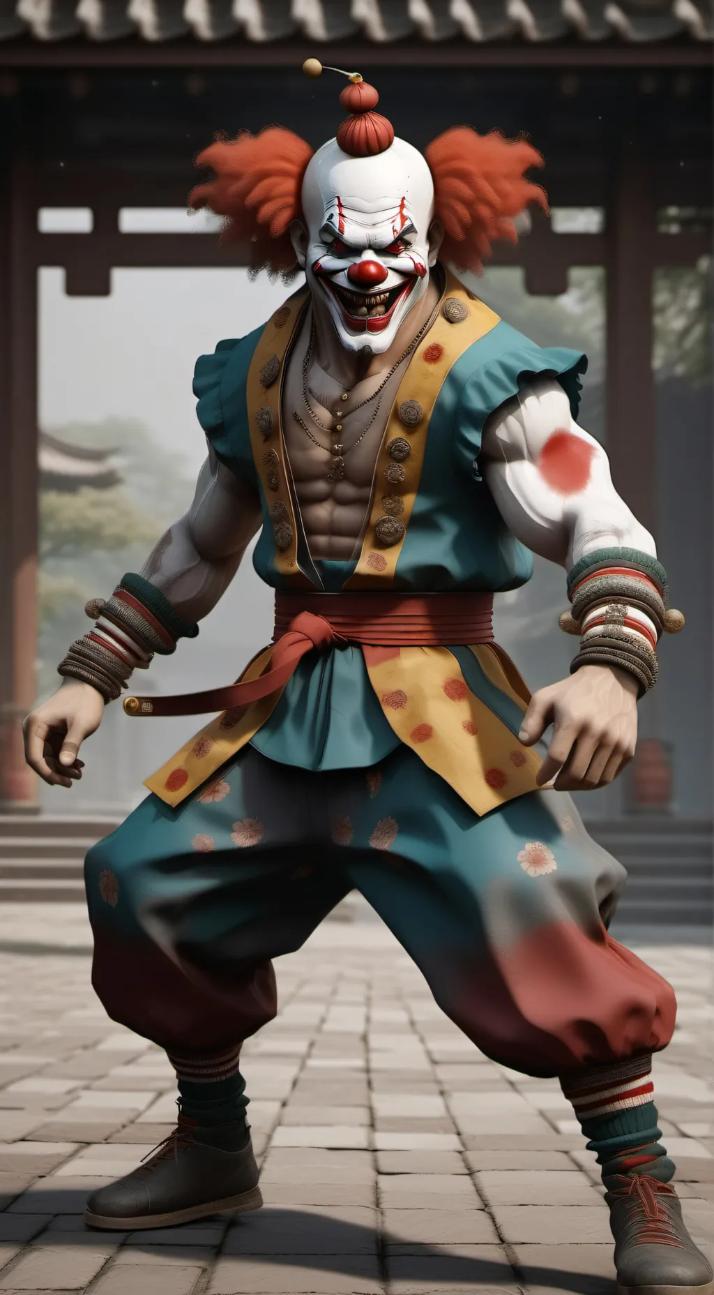 ai character: The Commedy Master background