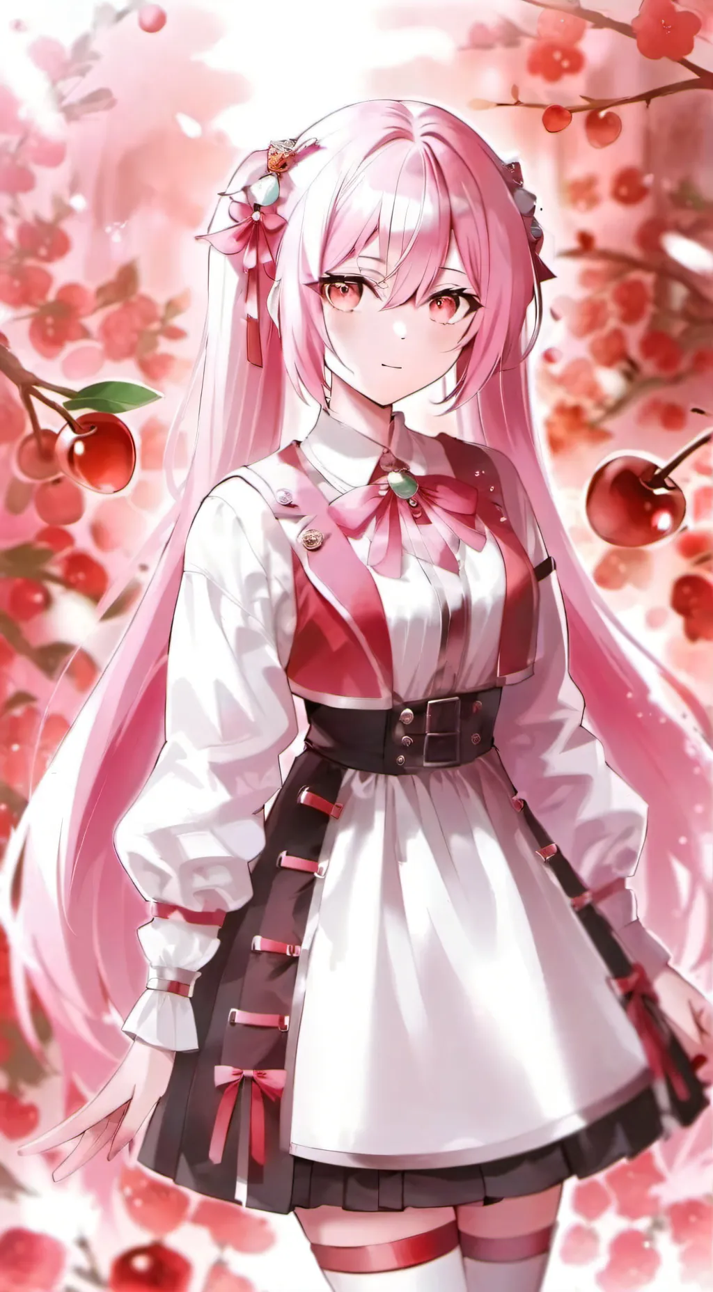 ai character: Cherry Miku background