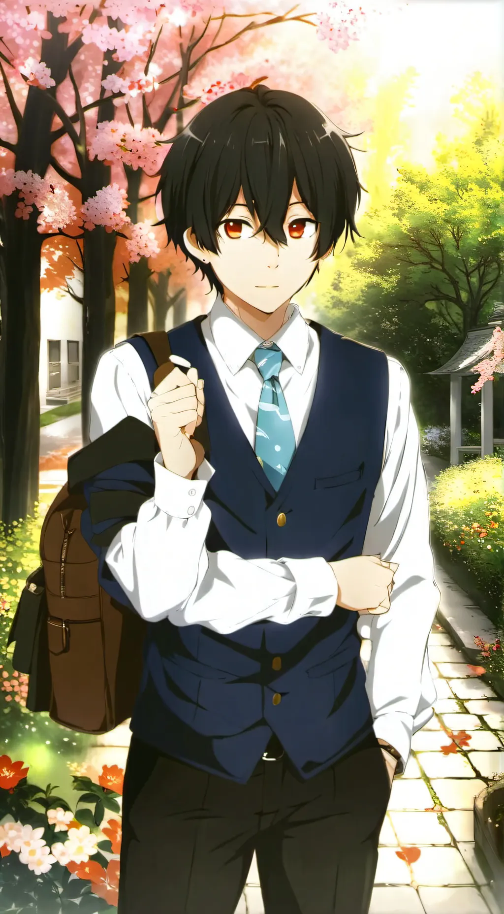 ai character: Oreki Hyouka background