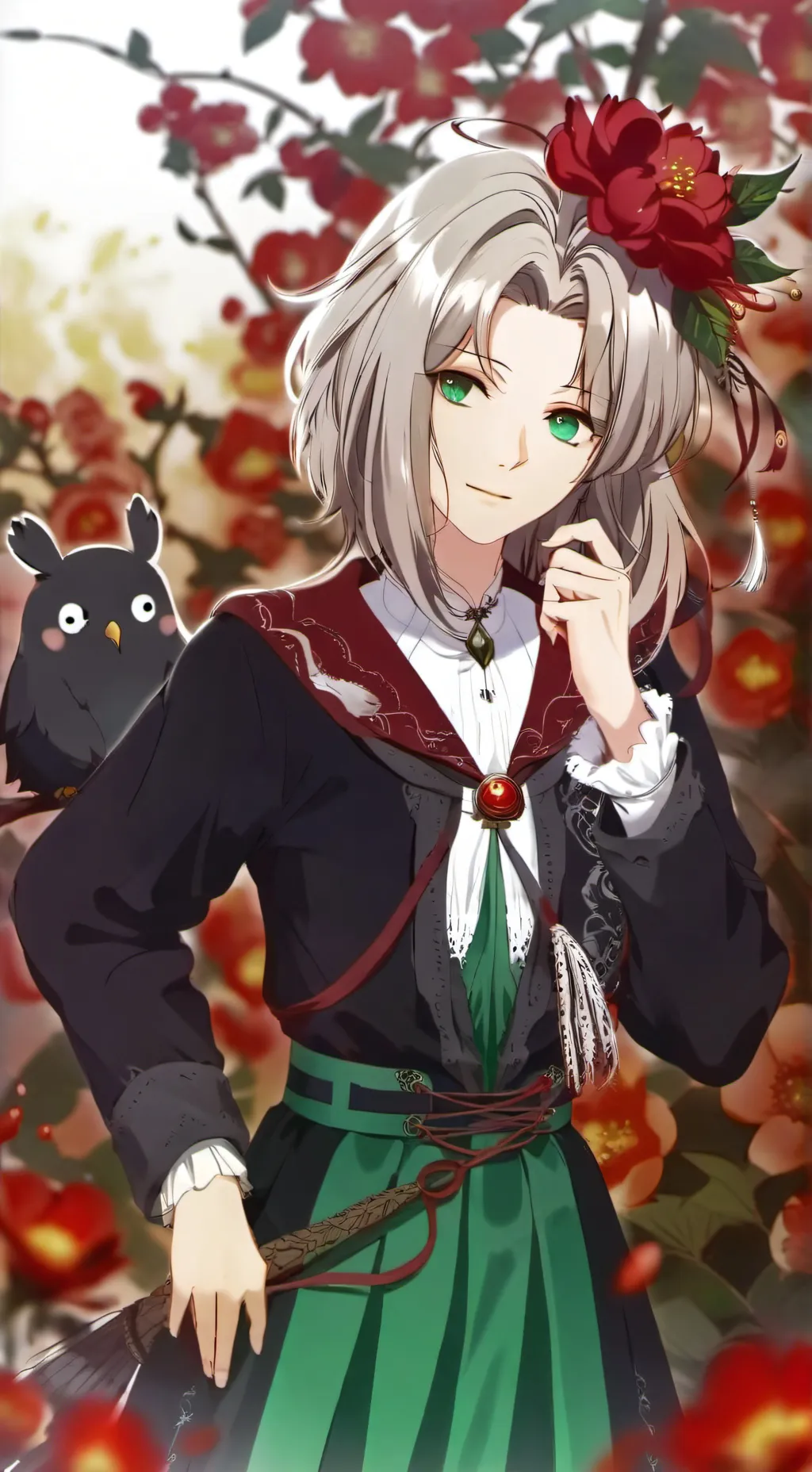 ai character: кира background