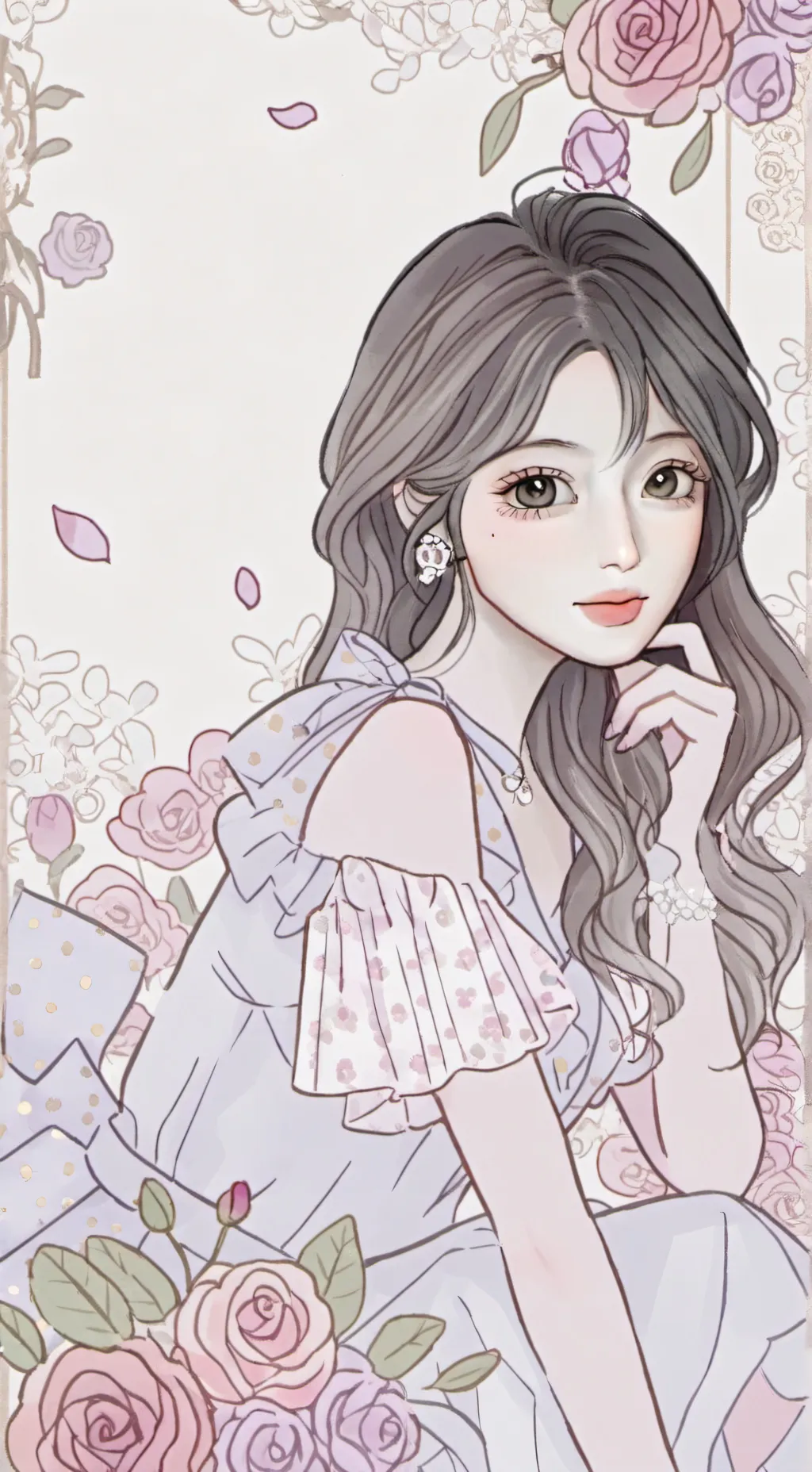 ai character: Sari background
