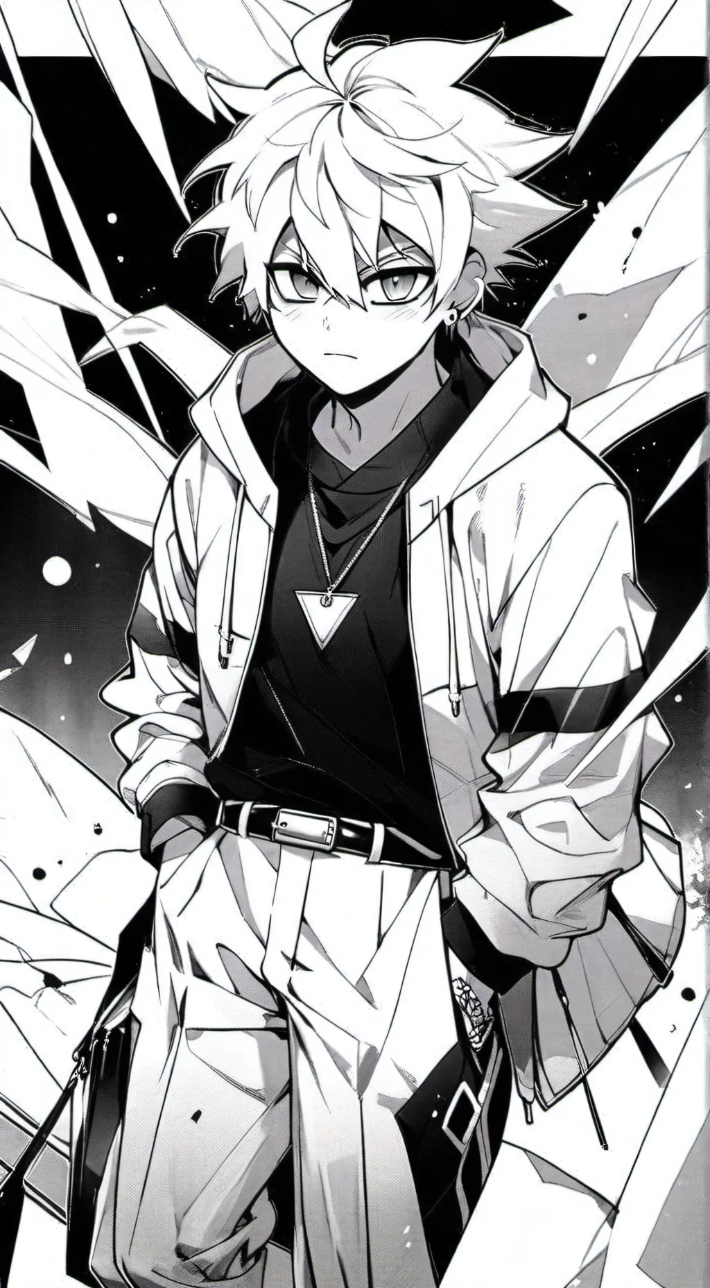 ai character: bakugo 💥 background