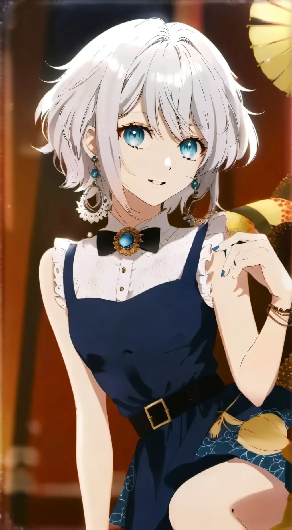 ai character: Aura background