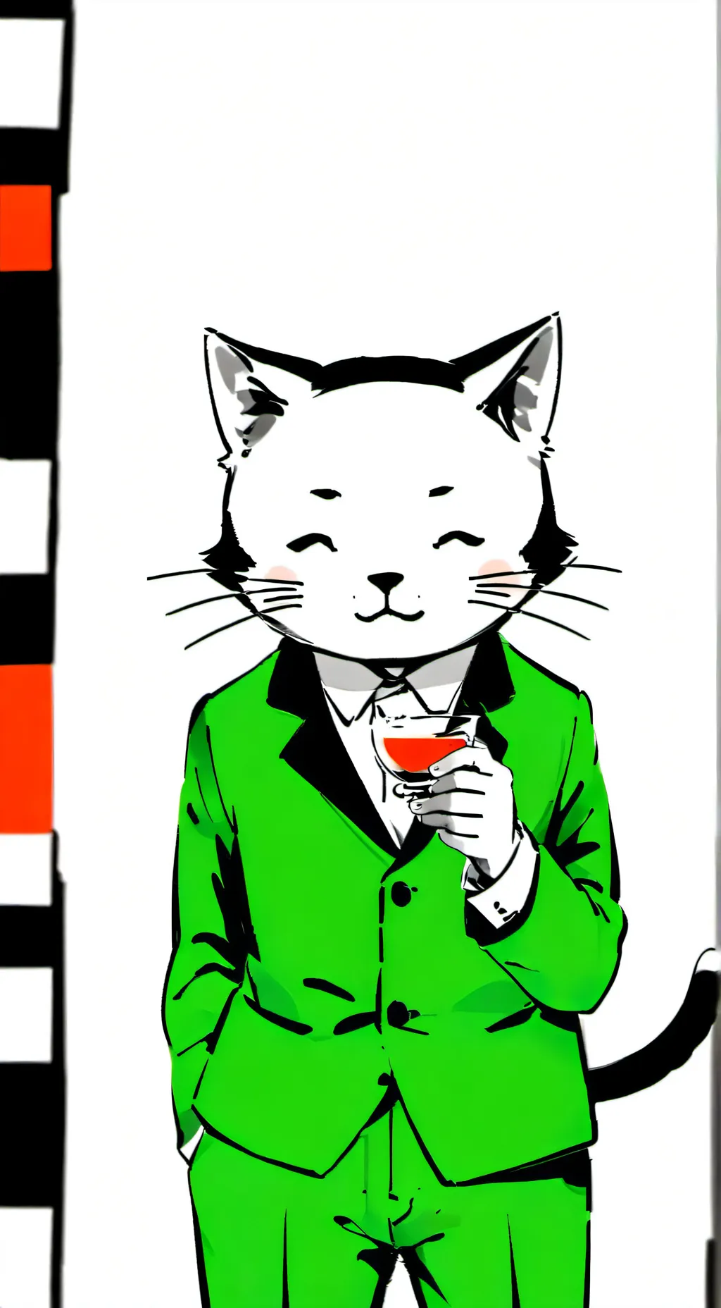 ai character: James Meows background