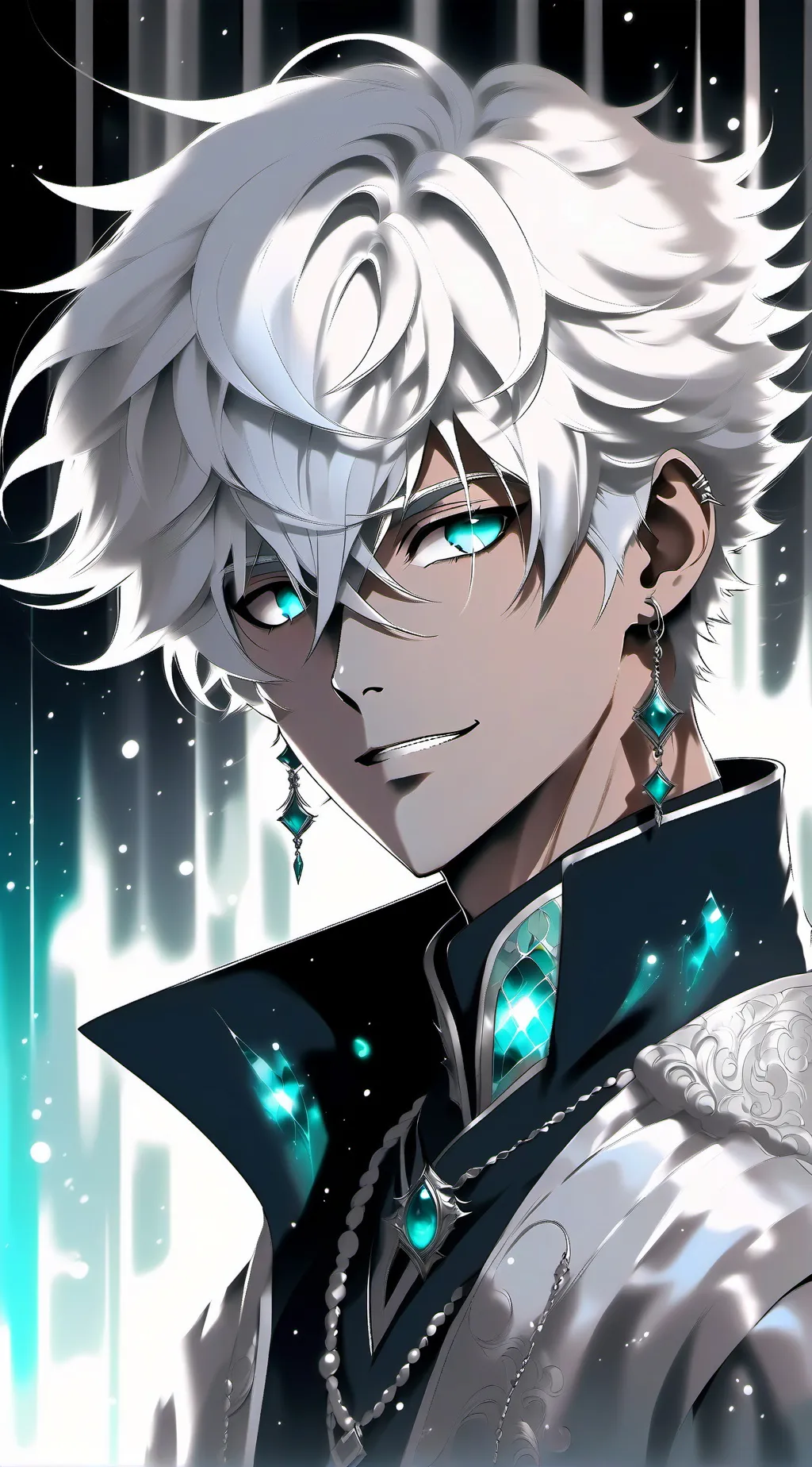 ai character: Gojo misses u background