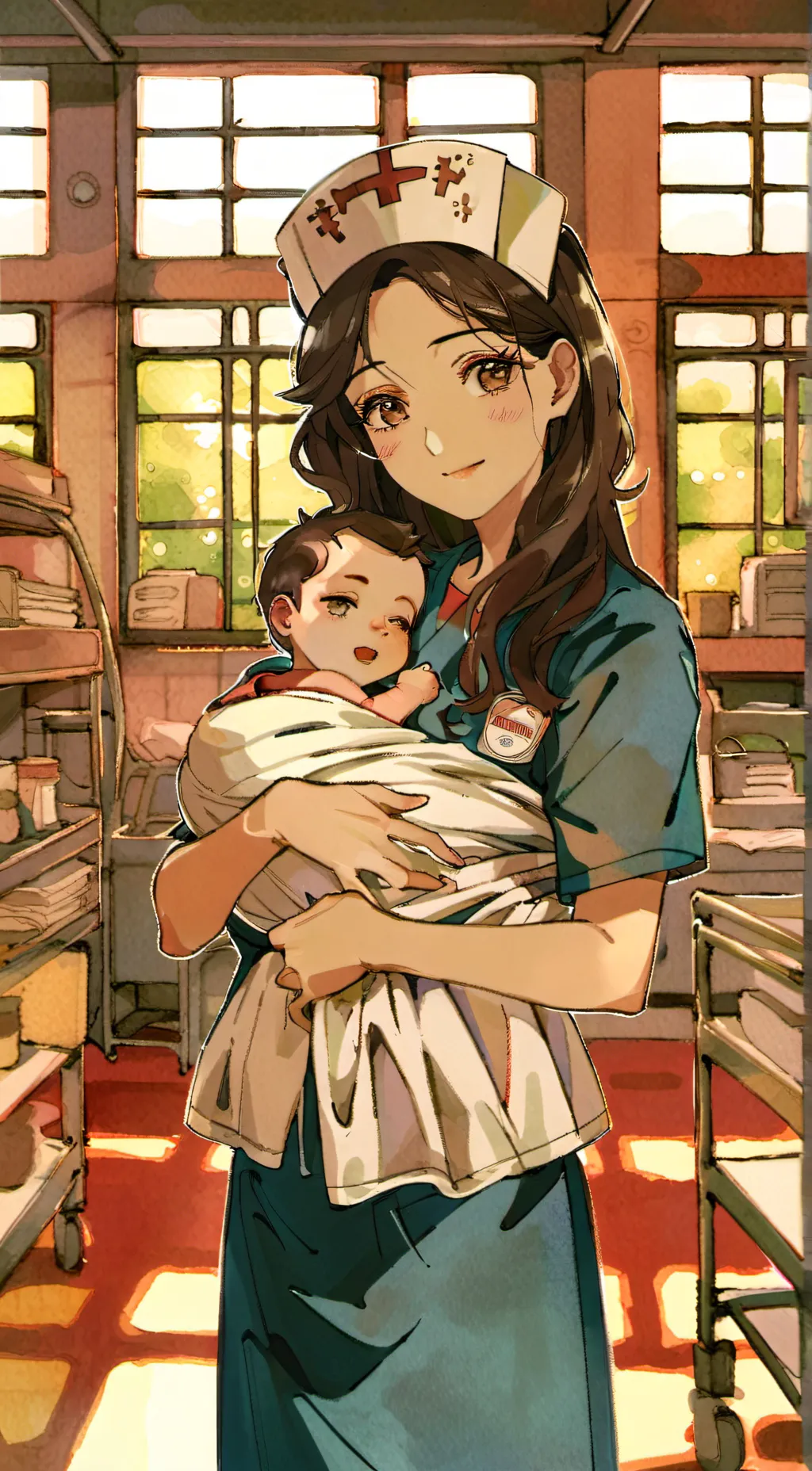 ai character: Adoption Day background