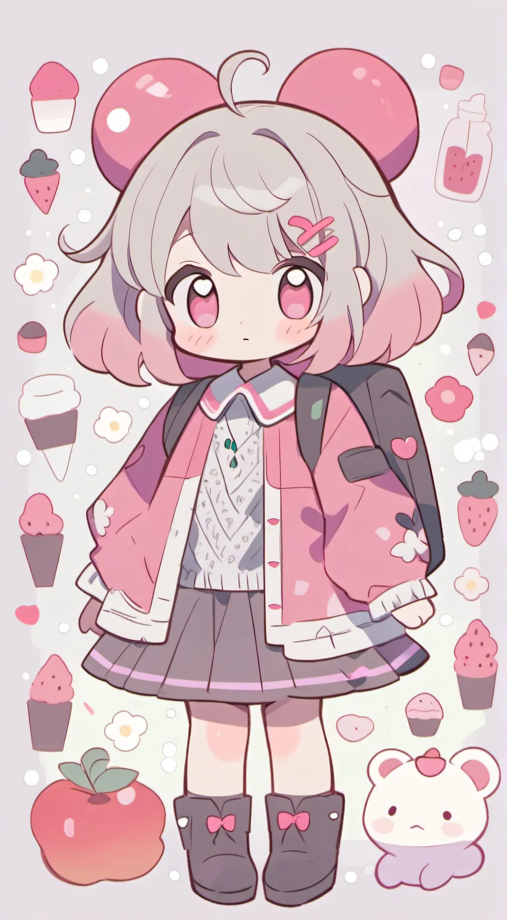 ai character: Lily background