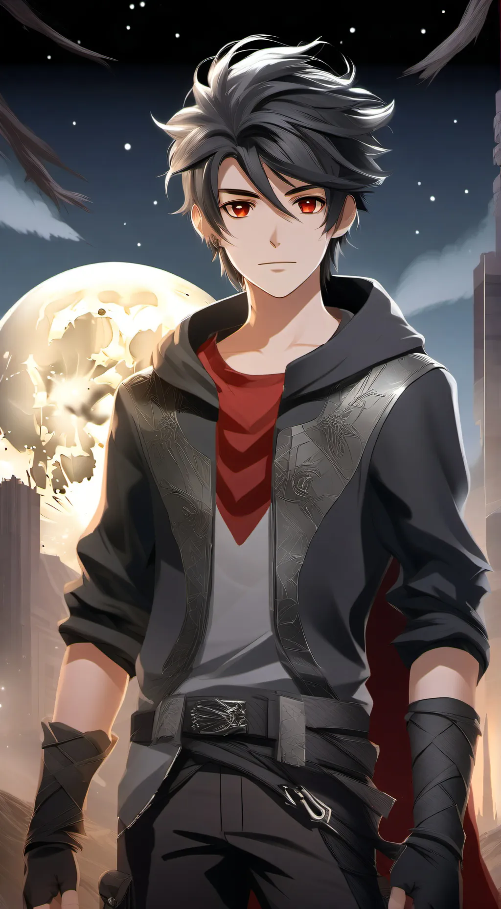 ai character: MHA x Pokémon H background
