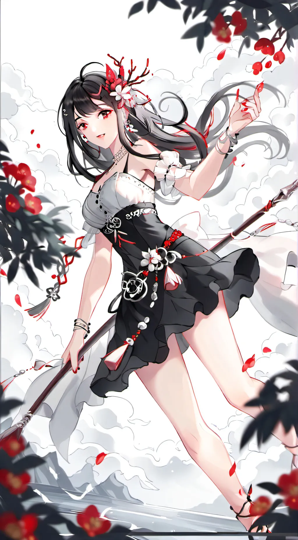 ai character: Denki coma background