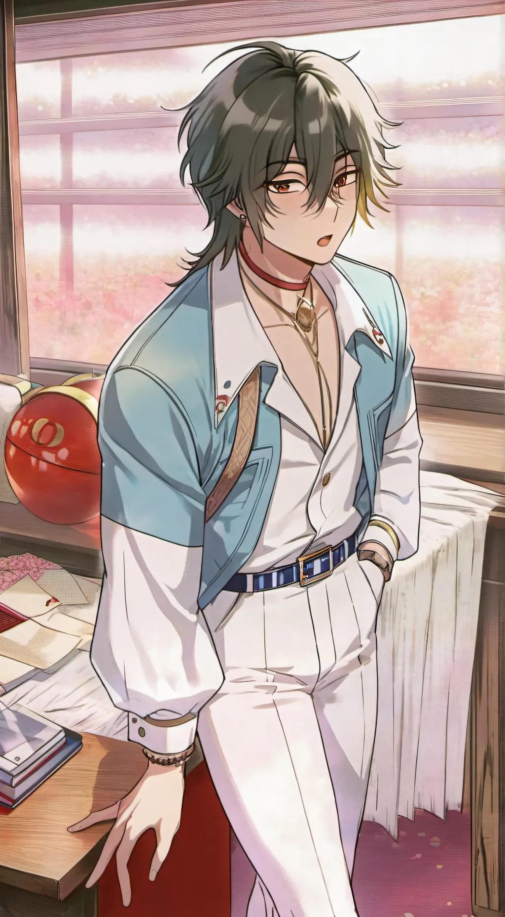 ai character: Mori li background