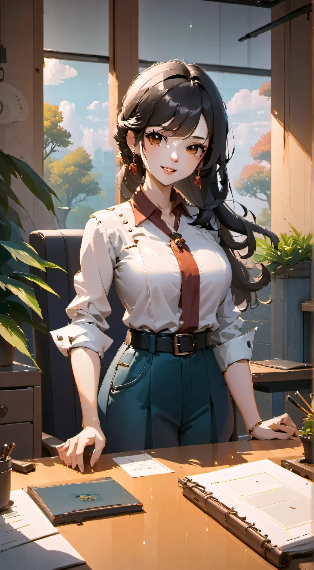 ai character: Tinei background